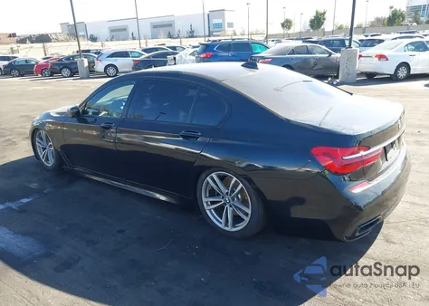 2017 BMW 740I from USA, damaged, VIN WBA7E2C51HG739820
